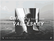 Tablet Screenshot of chrisvalleskey.com